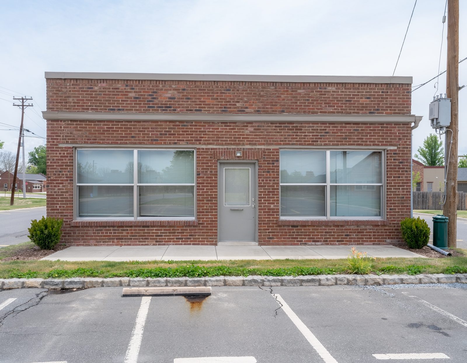A commercial building with code issues